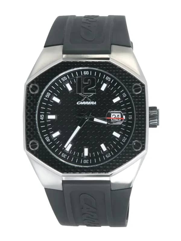 Carrera Men Hexagaon Dial Black Watches