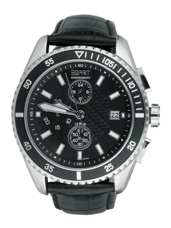 Esprit Men Velocity Chrono Black Steel Watches
