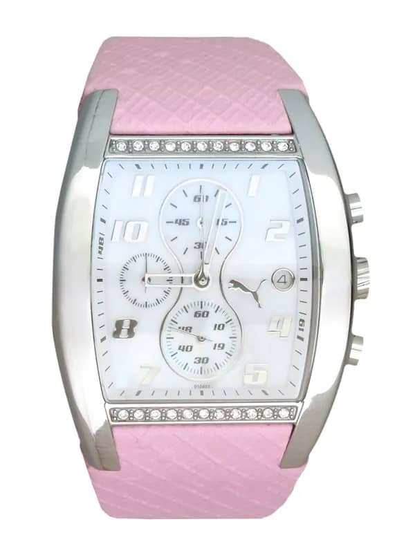Puma Women White Dial Chronograph Watch