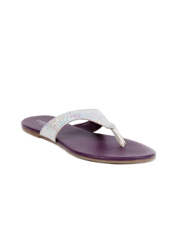 Carlton London Women Silver Solid Open Toe