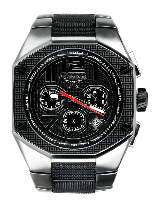 Carrera Men Dial steel finish strap Silver Watches