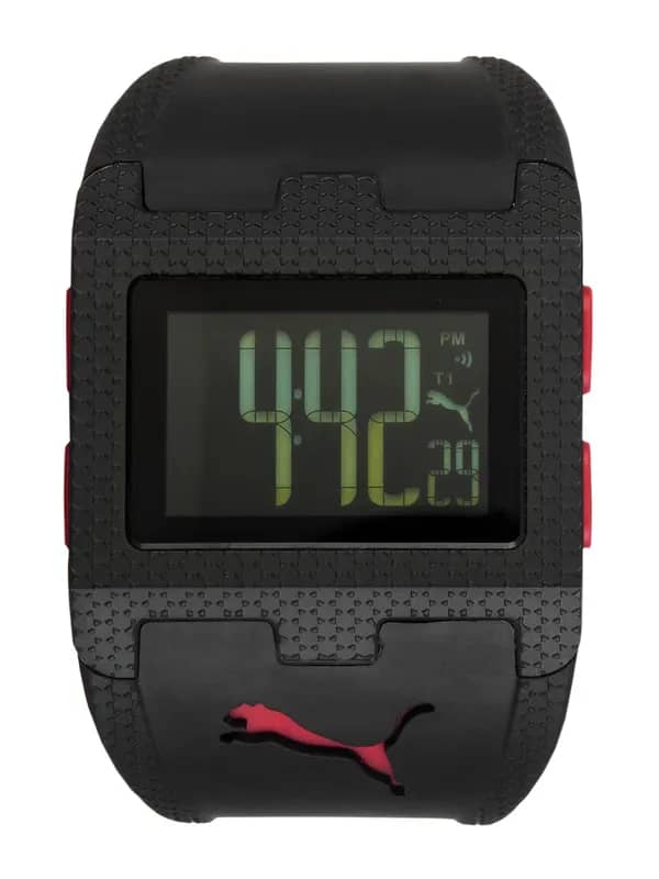 Puma Men Flux-M Black Red Black Watches