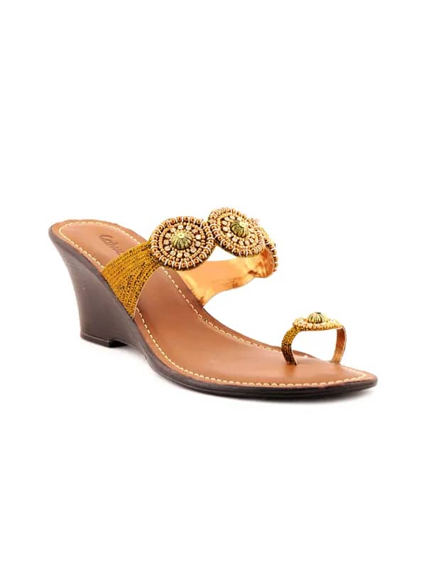 Catwalk Women Bronze Brown Wedges