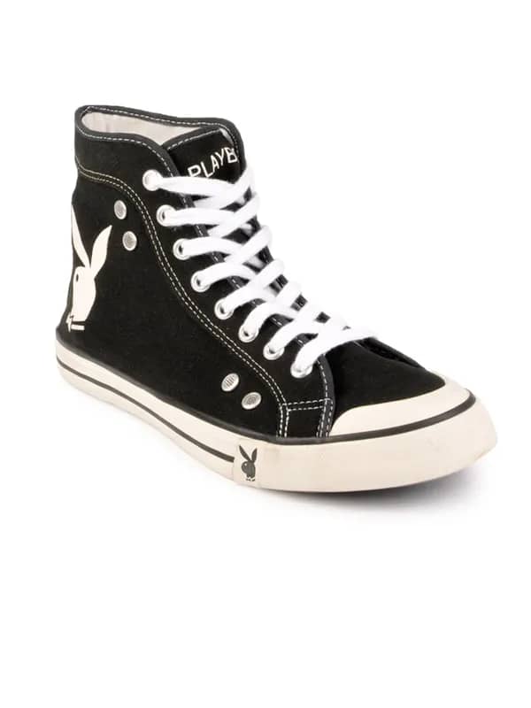 Playboy Men Casual Black Casual Shoes