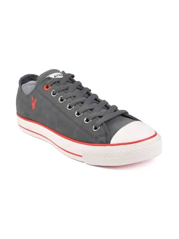 Playboy Men Casual Grey Casual Shoes