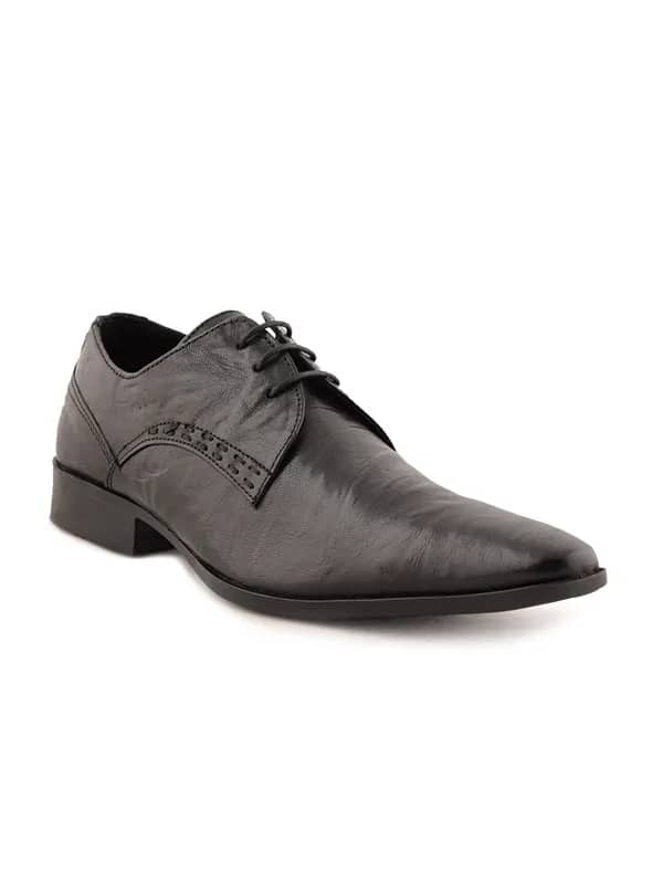 Franco Leone Men Formal Black Formal Shoes
