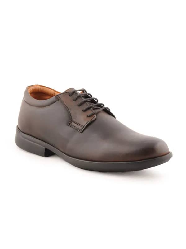 Franco Leone Men Formal Tan Formal Shoes