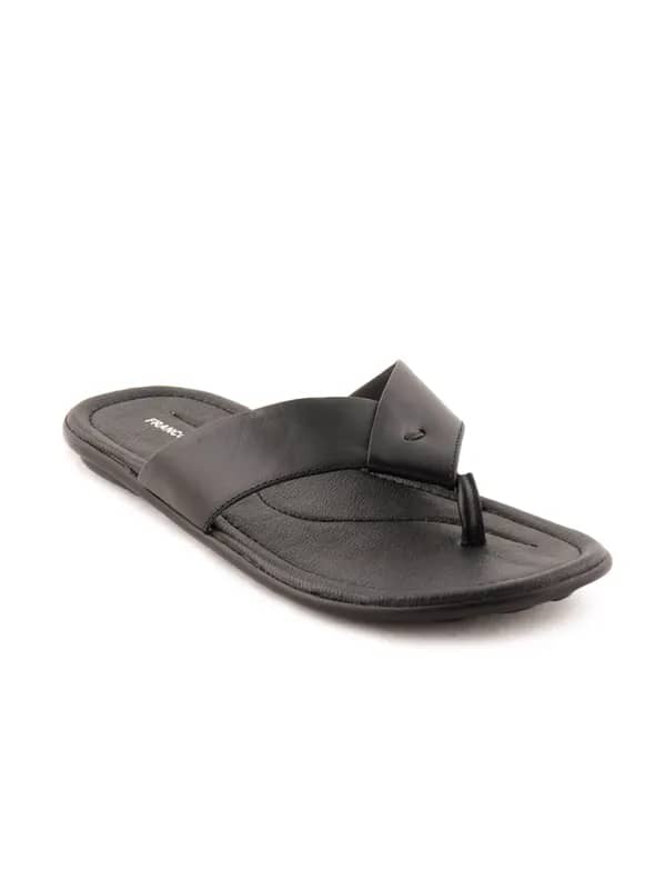 Franco Leone Men Casual Black Sandals