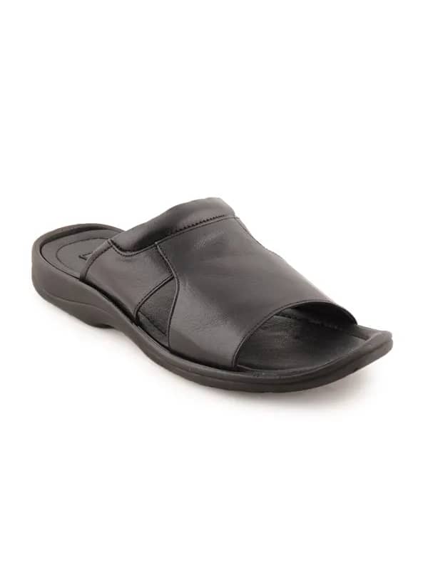 Ganuchi Men Casual Black Slipper