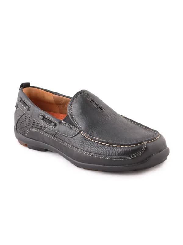 Clarks Men Leather Black Formal Shoes
