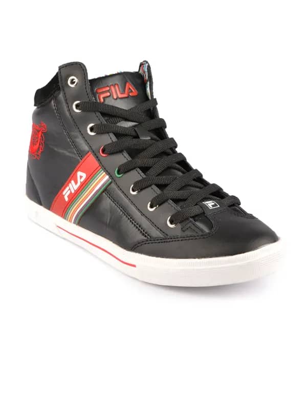 Fila Men Vintage Hi Black Casual Shoes