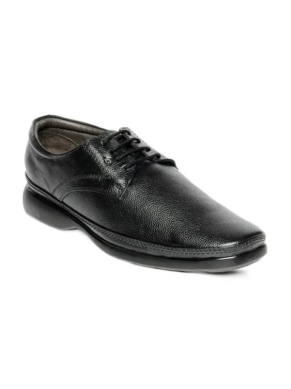 Lee Cooper Men Black Formal Shoes