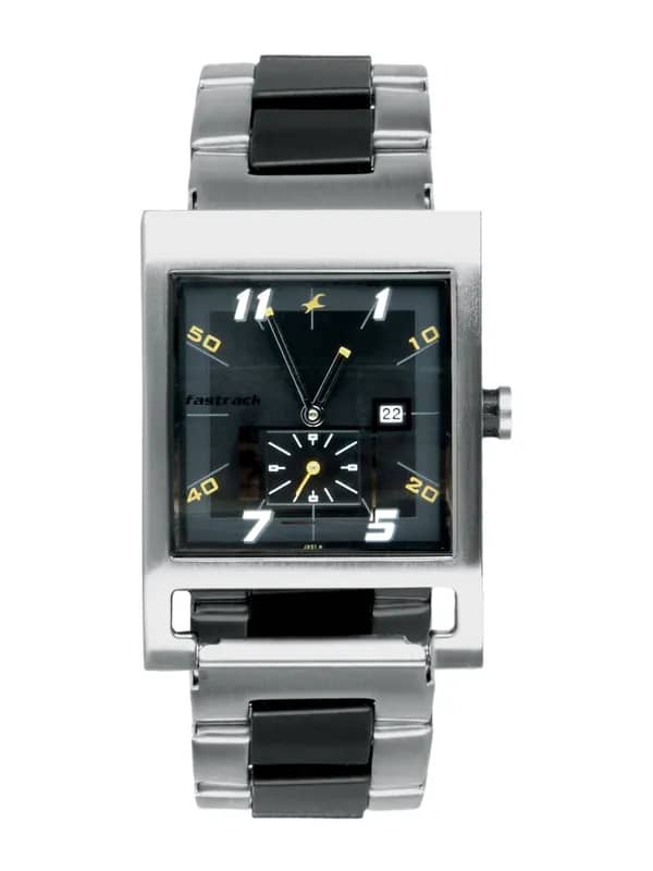 Fastrack Men Black Dial Watch 1478SM01