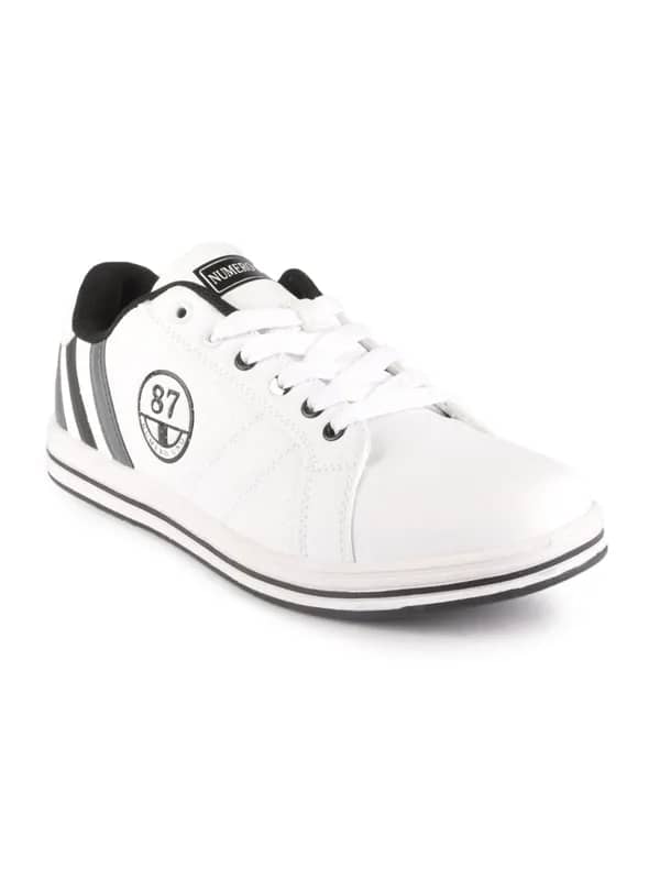Numero Uno Men White Casual Shoes