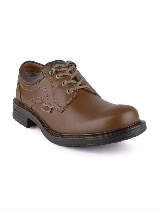 Lee Cooper Men Tan Formal Shoes