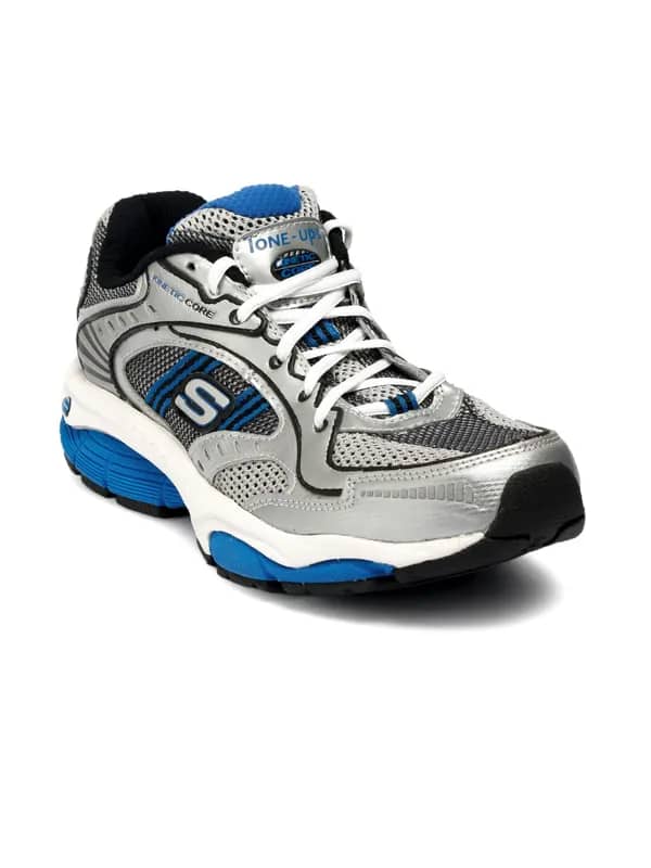 Skechers Men Reliance Silver Sports Shoes