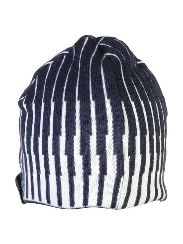 Proline Men Navy & White Patterned Beanie