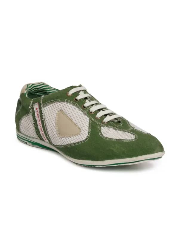 Flying Machine Men Casual Green Casual Shoes