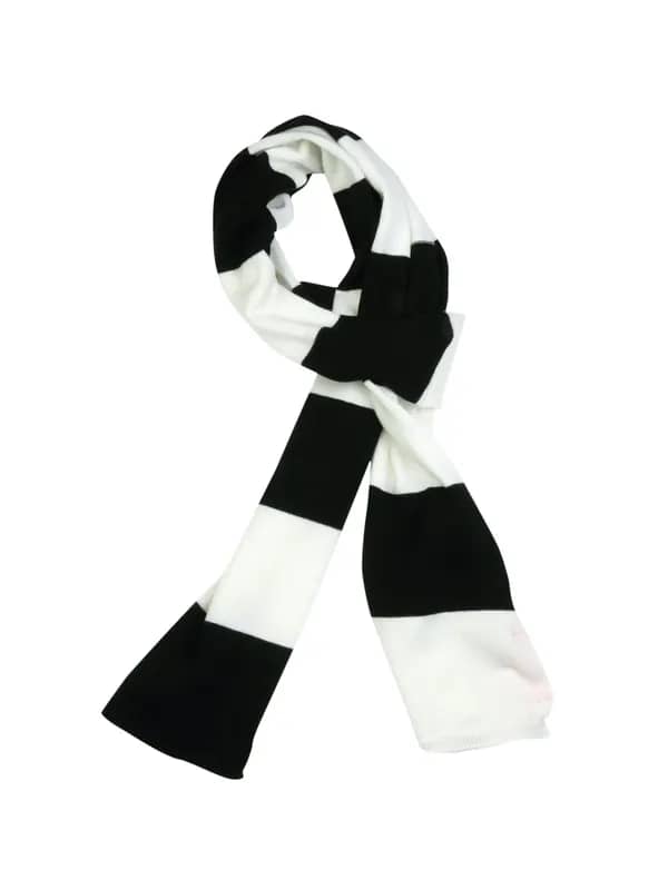 Scullers Unisex Casual Muffler Black Mufflers