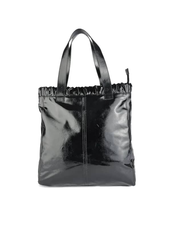 United Colors of Benetton Women Solid Black Handbags