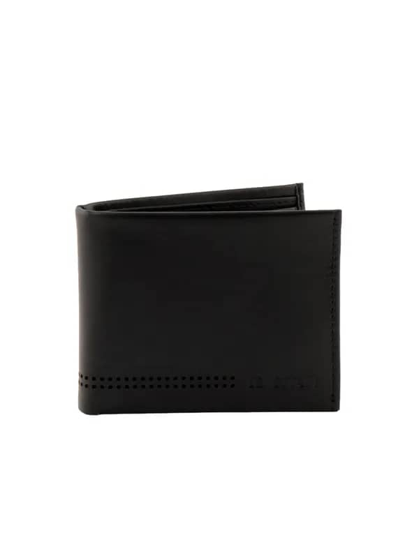 United Colors of Benetton Men Solid Black Wallets