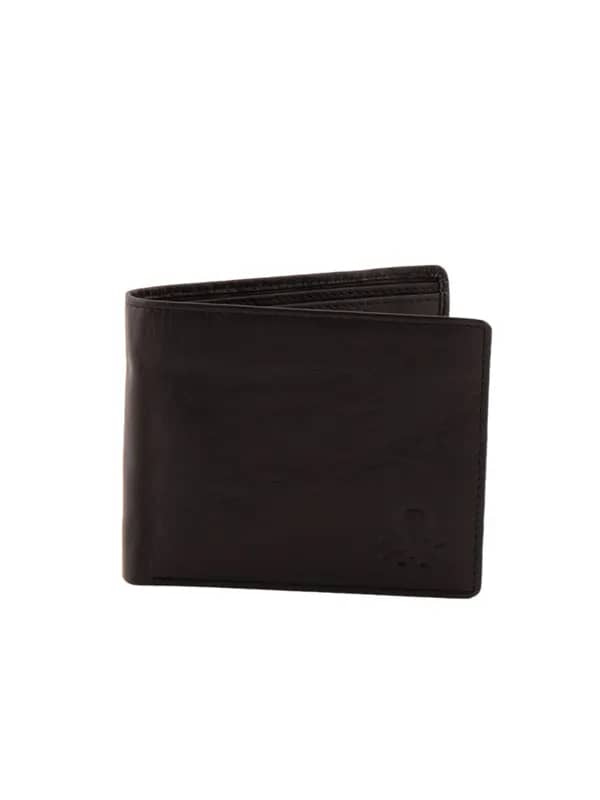 United Colors of Benetton Men Solid Black Wallets