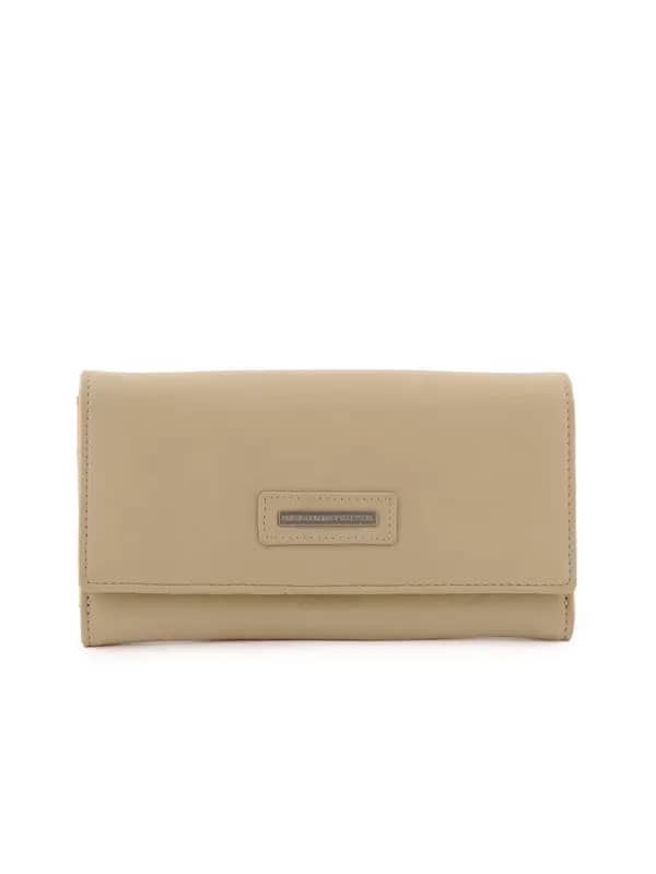 United Colors of Benetton Women Solid Beige Wallets