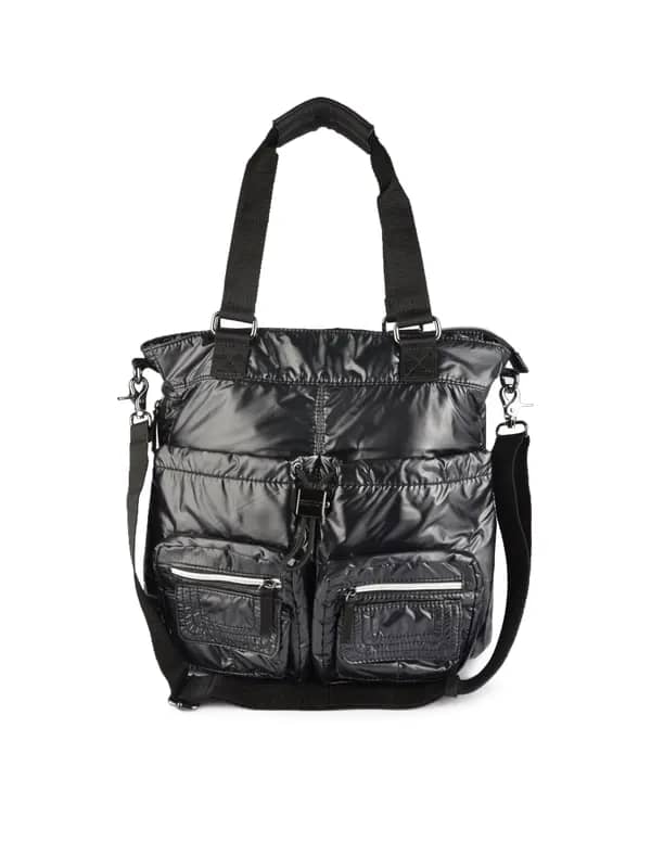 United Colors of Benetton Women Solid Black Handbags