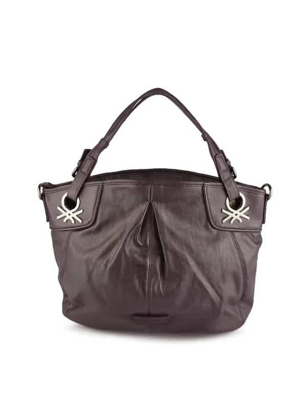 United Colors of Benetton Women Solid Purple Handbags