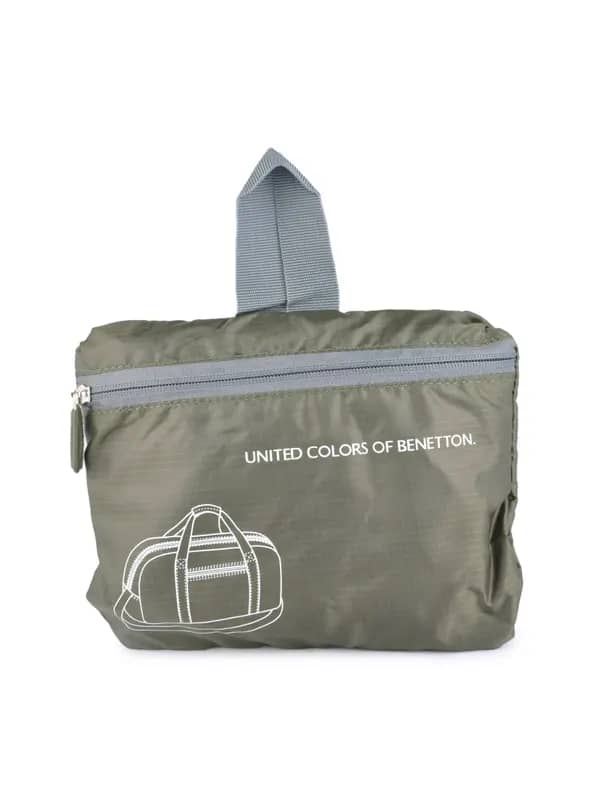 United Colors of Benetton Women Solid Olive Bags