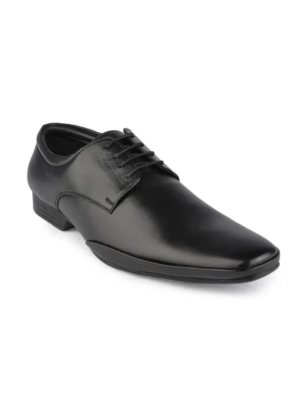 Franco Leone Men Black Formal Shoe