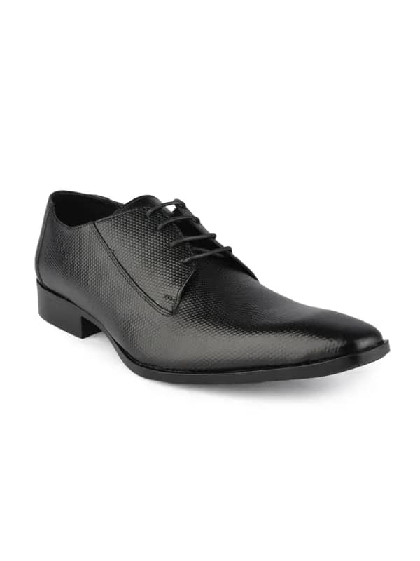 Franco Leone Men Black Formal Shoe
