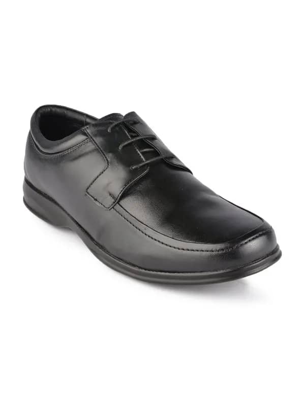 Franco Leone Men Black Formal Shoe