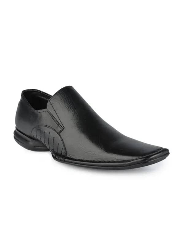 Franco Leone Men Black Formal Shoe