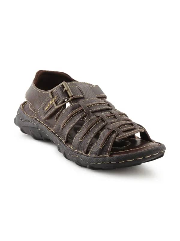 Red Tape Men Casual Brown Sandals