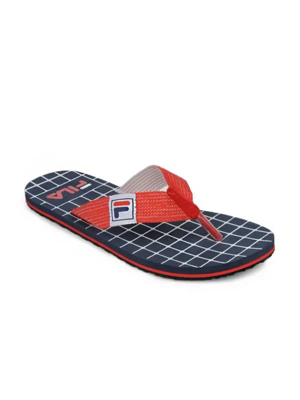 FILA Men Cage Navy Blue Slippers