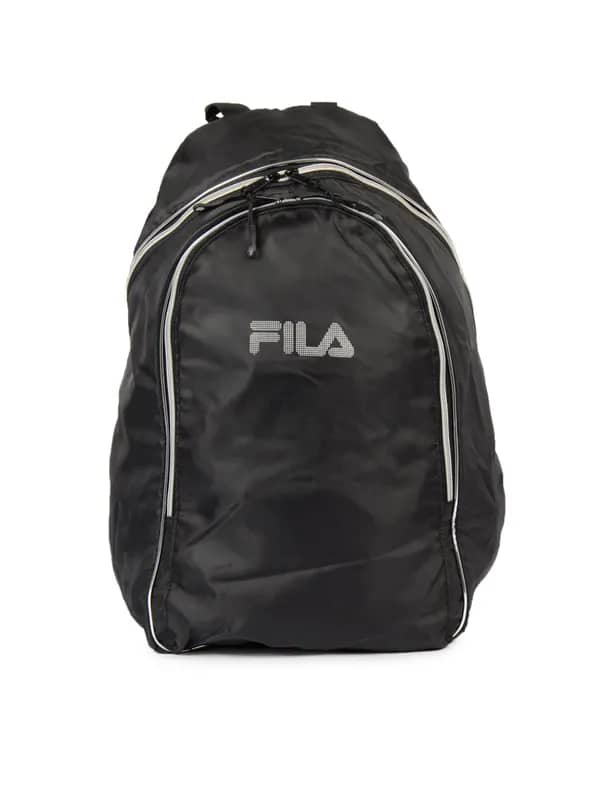 Fila Unisex Silver Black Backpacks