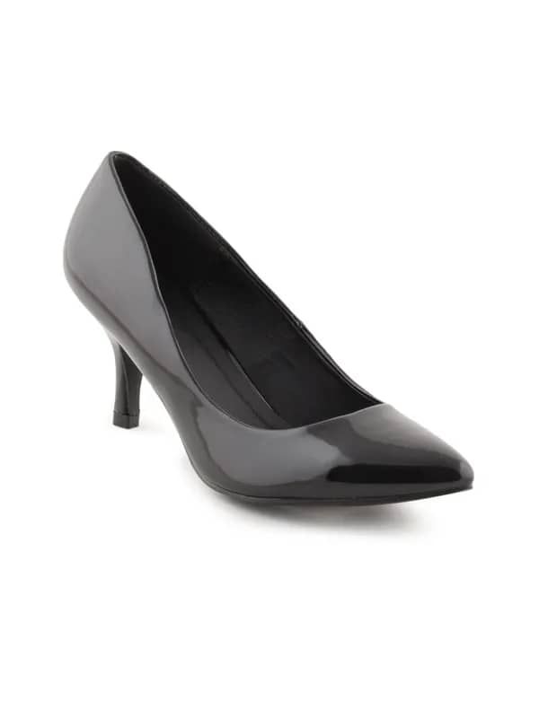 Carlton London Women Black Heeled Shoes