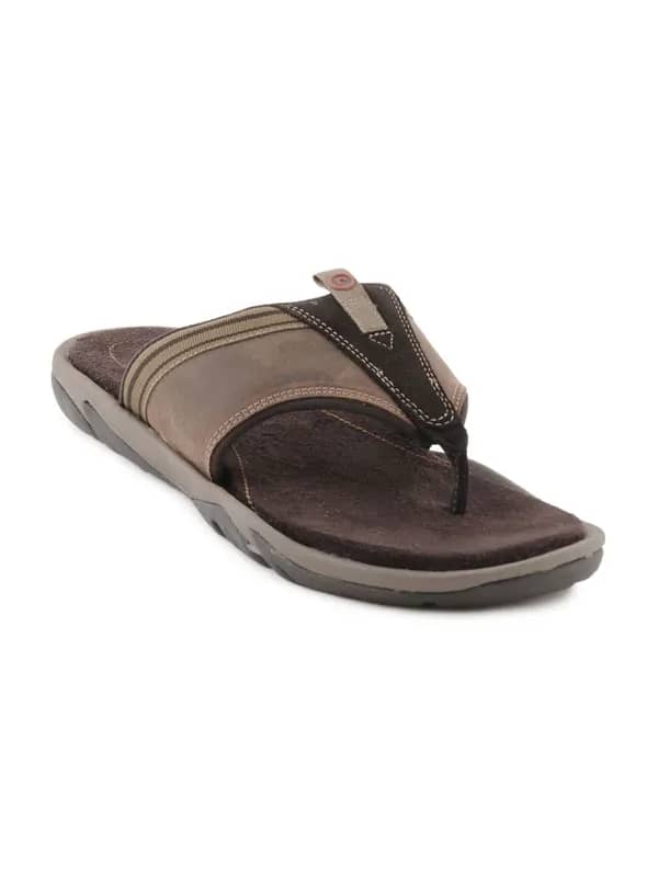 Rockport Men Jelba Brown Flip Flops