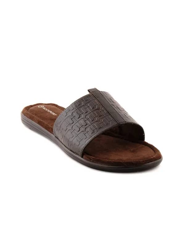 Rockport Women Jeanie Oneband Brown Flats