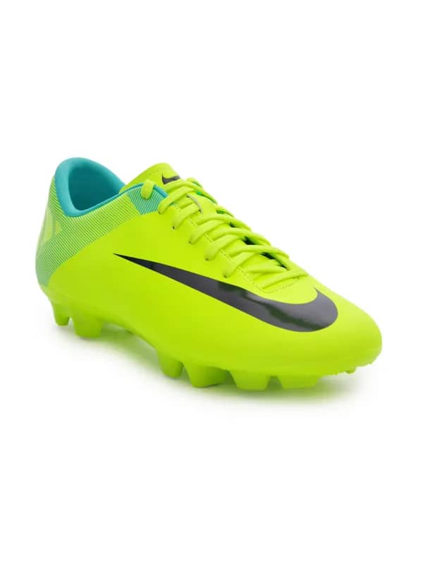 Nike Men Mercurial Victory II HG-V Fluorescent Green Sports Shoes