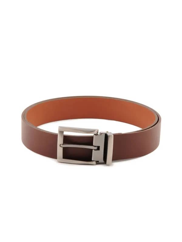 Turtle Men Leather Brown Belts