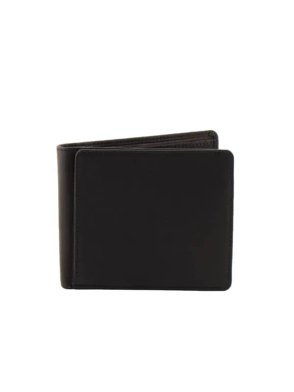 Turtle Men Leather Black Wallets