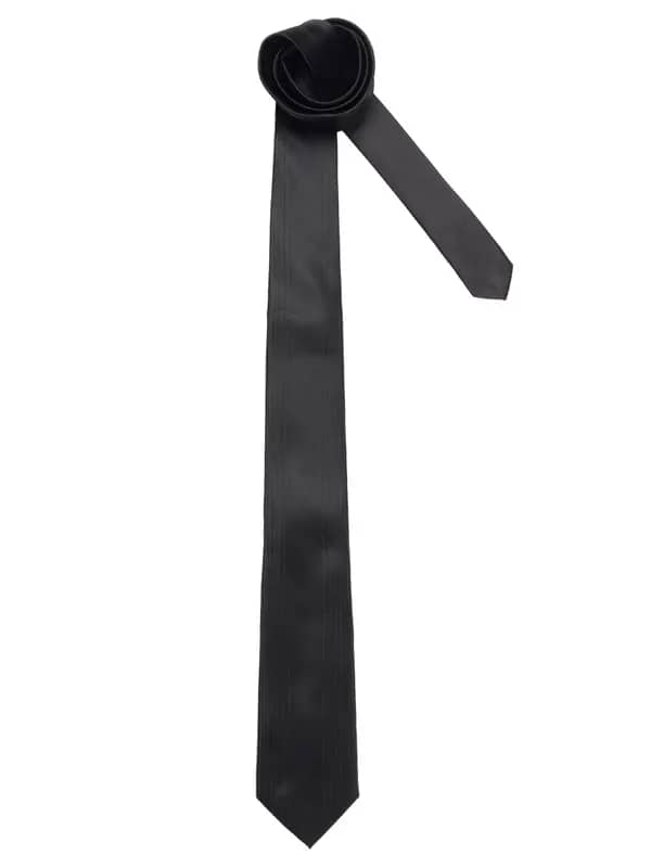 Turtle Men Solid Black Ties