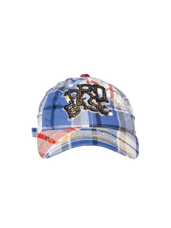 Probase Men Check Blue Cap