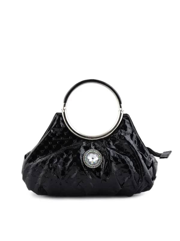Spice Art Women Leatherette Black Handbags