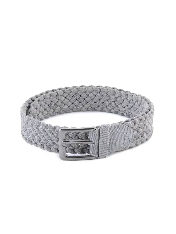 Lino Perros Women Weaved Grey Belt
