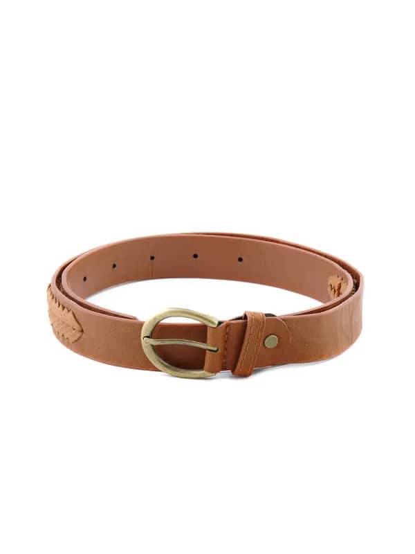 Lino Perros Women Weaved Brown Belt