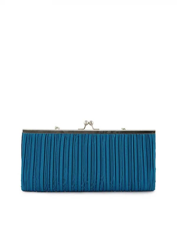 Lino Perros Women Classic Blue Clutch