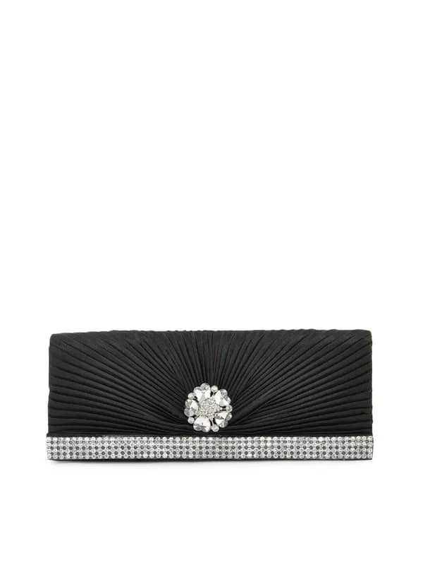 Lino Perros Women Classic Black Clutch